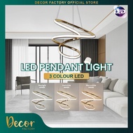 Modern LED Pendant Light Ceiling Light Pendant Lamp Circle Ceiling Hanging Chandelier Crystal Light 