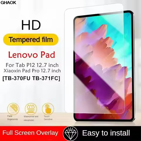 For Lenovo Xiaoxin Pad Pro 12.7 Tablet HD Tempered Glass Film TB-370FU TB-371FC screen protective fi