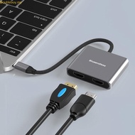 Doublebuy USB C to Dual 4K  Adapter Type C to  Multi Monitor Converter for Laptop Computer