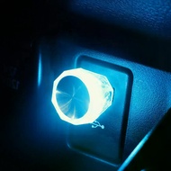 2pcs Universal Mini USB Light LED Modeling Car Ambient Light Neon Interior Light Car Jewelry Neon At