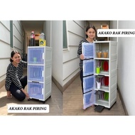 Rak Piring Susun Lemari Dapur Pintu Transparant - HANYA 1 BOX(C7B3) Berkaca Diskon Bests Seller Gratis Ongkir Lemari Q3A1 Terbaru Susun Promo Dapur Praktis Berdiri Tertutup Tembok Stainless Plastik Rak Piring Import Premium Murah Aluminium Aesthetic Be