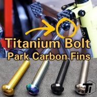 Titanium Bolt for Brompton Park Fin Carbon | Pikes 3Sixty Trifold Aceoffix | Titanium Screw Grade 5 Singapore Ti-Parts