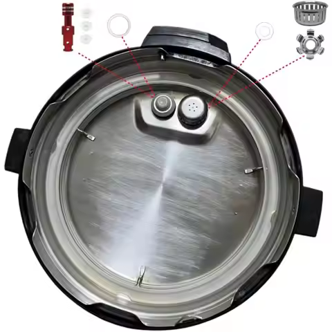 [NEW!N92R】 Replacement Parts For Instant Pot LUX80 8QT Includes Steam Release Handle, Sealing Ring,