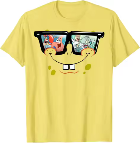 Spongebob SquarePants Sunglasses Reflection T-Shirt