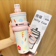 《1010》High-looking thermos cup large-capacity ice tyrant cup 316 Straw Cup Car Cup Home Office Handl