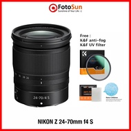 Nikon Z 24-70mm f4 S-line for Nikon Z mirrorless Z8, Z6, Z9, Z5, Z50
