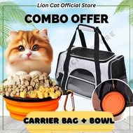 Combo Offer Pet carrier bag cat travel carrier bag outdoor cat carrier bag kucing Large Pet Dog Cat 