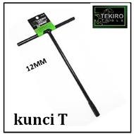 12 T-Wrench Socket Wrench Black T-Socket Wrench TEKIRO T 12 Mm quality