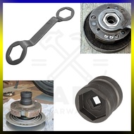 39mm x 41mm CVT Auto Clutch Box Socket Clutch Nut Wrench Pulley Coupling Spanner Tool Opener Double 