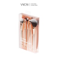 SC04 - BỘ KIT 5 CỌ CƠ BẢN VACOSI PHIÊN BẢN GOLDEN DRAGON - LUNA THE FACE & EYES BRUSH KIT 5PCS