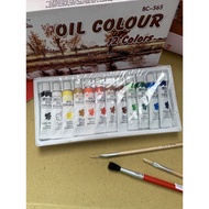 OIL PAINT 12 colors Bazic Oil Paint 12 colors