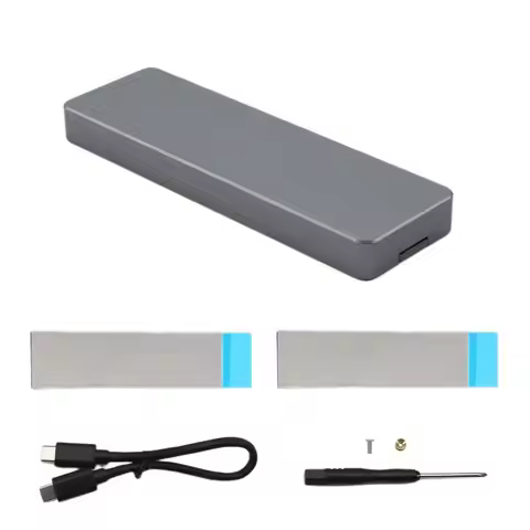 CABE-TR-EB101 M.2 Nvme/SATA SSD Enclosure,10Gbps USB3.2 Gen2 Aluminum Alloy Adapter Case,Supports 22