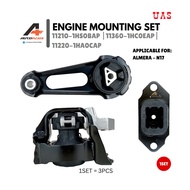 AUTOPLUS Engine Mounting (set)11210-1HS0B 11360-1HC0E 11220-1HA0C Applicable for Almera N17