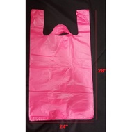TZ 24 x 28" PLASTIC BAG ( PINK ) 1 PACK = 40 pcs
