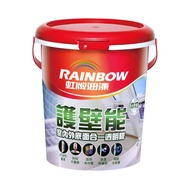 虹牌 護壁能 水性室內外底面合一透明膠 1G