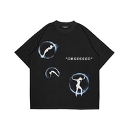 WRLDSTUDIOS_ OBSESSED Black 20s T-Shirt