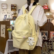 苏在在同款奶黄色书包女韩版初中生可爱双肩包高中学生大容量背包Backpacks[Image][Image][Image][Image][Image][Image][Image][Image][Imag
