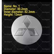 4PCS 80.2 mm Center Hub Cap for Mitsubishi Montero Pajero V73/V75/V77 Wheel Hub Cap