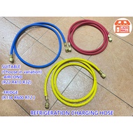 GAS METER HOSE R134 R22 R410A R32 R12 R502 AIRCOND / FRIDGE / REFRIGERATOR / CAR Manifold charging hose l冷气 gas喉 AC paip