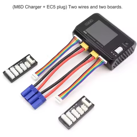 1pcs ToolkitRC M6D 500W 15A DC Dual Channel MINI Smart Charger Discharger For 1-6S Lipo Battery FPV 