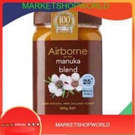 Airborne Manuka 25+ with Pollen Blend Honey 500 G./แอร์บอร์น มานูก้า 25+ ผสมเกสรน้ำผึ้ง 500 กรัม