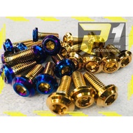 1PCS Skru M10 / M8 20MM / M6 20MM /  M6X15 / m8x25 Front Rear Disc/Mudguard Fender / Caliper Y15 Y15
