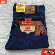 Men's Long Denim Lea 606 Men's Original Denim Jeans / Men's Standard Jeans