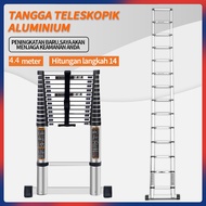 tangga lipat / Tangga Teleskopik 3.8/5/6.2M Double Telescopic Ladder 5.4 Meter Aluminium Alloy Tangg