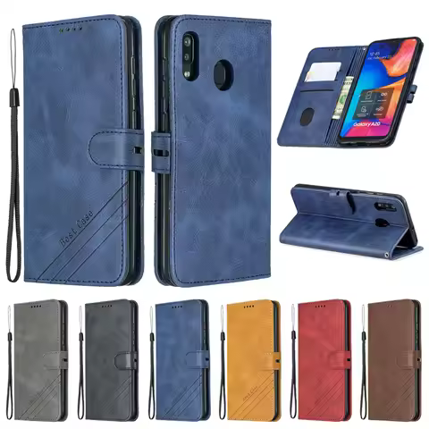 For Samsung Galaxy A40 Case Leather Flip Case For Coque Samsung A40 Phone Case Galaxy A40 A 40 A405F