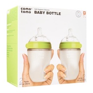 Como Tomo 250ml Twin Pack Green Baby Milk Bottle, 2 pcs
