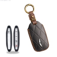 【2015 -2025】 Retro Key Cover Suitable For Genesis GV60 GV90 Genuine Leather Car Bag