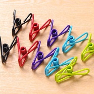 10pcs Clothespins Clothes Pegs Photo Clips Colorful Underwear Pants Clips High Elasticity for Clothespin Paper Food Bag Clips