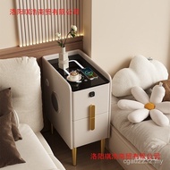 New Style Storage Bedside Table Luxury Smart Light Bedroom cm Small Simple Narrow Bedside Table IGE8