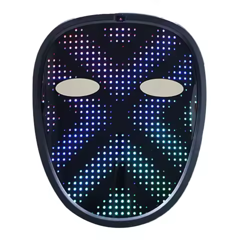 LED MaskLED Mask for Kid Gesture Sensing Mask Transforming Light Up Face Mask for Halloween, Birthda