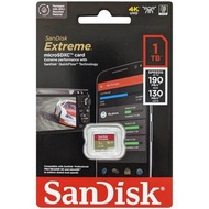 SanDisk Extreme A2 V30 U3 UHS-I microSDXC 記憶卡 1TB [R:190 W:130] 