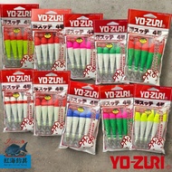 Zhongli Red Sea Fishing Tackle < YO-ZURI > D54-Floating スッテカン TY2 Transparent Cloth Roll 5 Pieces No