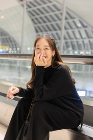 Coatsweater - TOFFY KNIT SET  สีดำ ** ชุดเซตไหมพรมผ้านุ่มมาก ทอคุณภาพ กันหนาวได้จริง