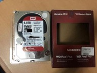 【MBI 零件屋】全新未使用 WD威騰 WD60EFRX 紅標 Plus 6TB 3.5吋 NAS硬碟