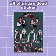 All of us are dead sticker Reading Description
