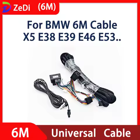 For BMW 3 series 5 series X5 M3 M5 E46 E38 E39 E53 BMW 6M Cable Universal car radio Extension Wiring