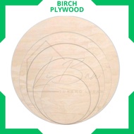 Birch Plywood round diameter 100mm, 200mm, 300mm, 400mm, 500mm  thickness 4mm ~ 25mm