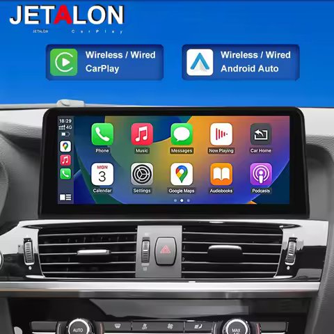 For BMW 1 3 Series X1 X3 X4 E90 F30 F20 E84 F48 F25 F26 E70 F15 Wireless Carplay Android Auto Car Mu