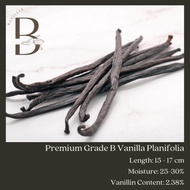 1KG Premium Grade B Planifolia Vanilla Bean | Pod from Bali | High Quality