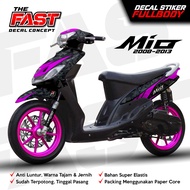 TERBARU Decal Mio Smile Full Body Stiker Mio Smile Full Body Racing Custom Striping Yamaha Mio Smile
