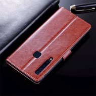 Samsung A9 / A7 / A6 2018 / A6+ A6Plus Plus Leather Case Button Flip Cover Wallet Casing Wallet