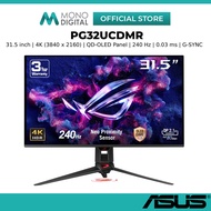 ASUS 31.5 Inch ROG Swift OLED PG32UCDMR 240Hz 4K UHD 3840x2160 0.03ms Gaming Monitor QD-OLED Panel  
