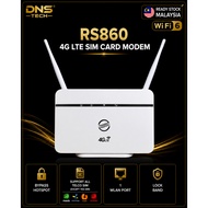 【READY STOK】WiFi 6 Modem MOD SIM Kad Unlimited Hotspot RS860 4G LTE Router MOD Home Modem RS980 A80