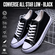 Converse All star Low Black White Men's Shoes Black Nb Men's School Shoes Original Grade Casual Shoe