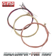 Guitar String Acoustic Folk Guitar Strings Steel Core Copper Alloy Winding 6pcs/ Set Guitar String