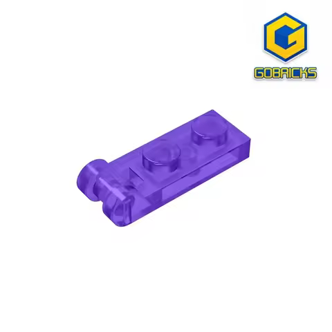 Gobricks GDS-646 PLATE 1X2 W/SHAFT 3.2 compatible with lego 60478 children's DIY Educational Buildin